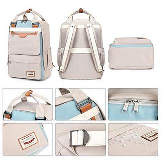 Only-bags.store Tagesrucksack mit Laptopfach und Anti-Diebstahl-Tasche Wasserdichter Schulrucksack  