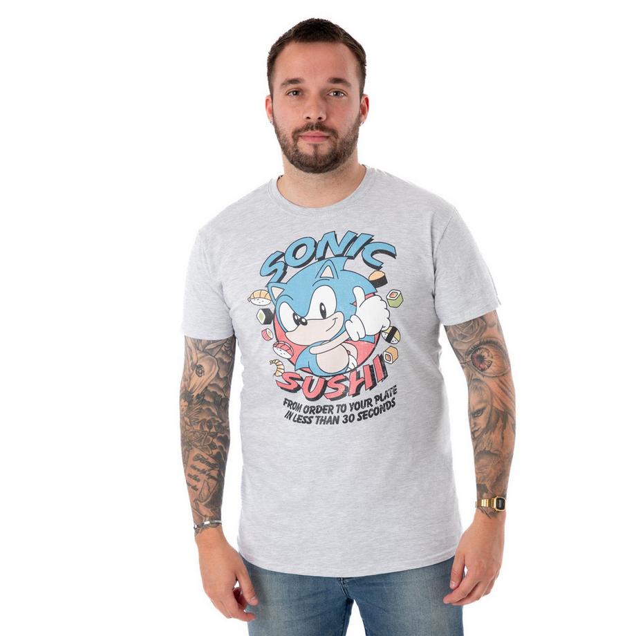 Sonic The Hedgehog Sonic Sushi T-Shirt Manches Courtes  