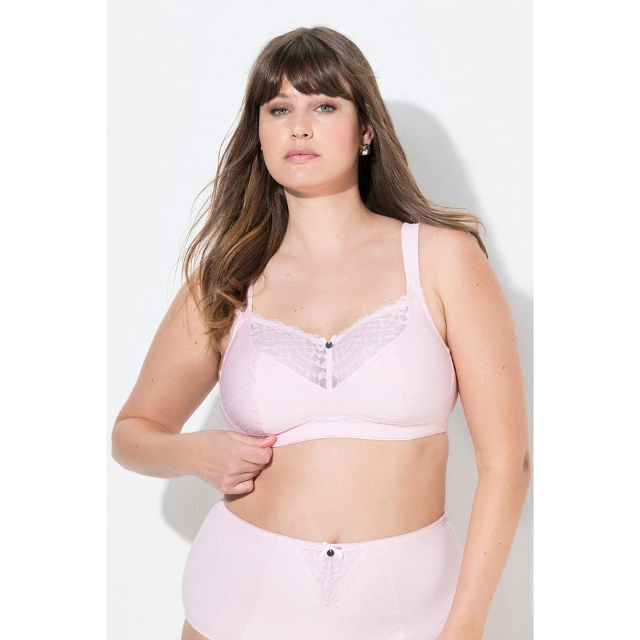 Ulla Popken Soutien-gorge confortable sans armatures dentelle bonnet C-E  