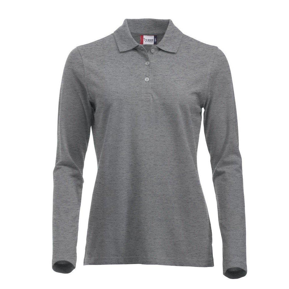 Clique Marion Classic Langarm Poloshirt  
