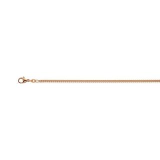 MUAU Schmuck  Collier Panzer Rotgold 750, 2.7mm, 45cm 