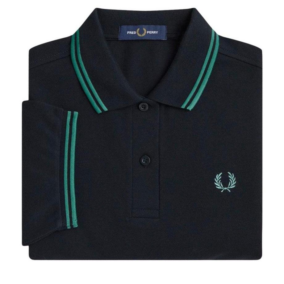 FRED PERRY Polo à Col à Double Rayure  