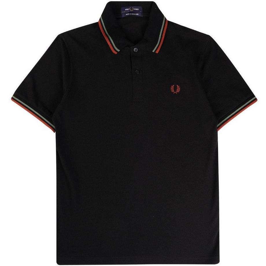 Polo Motiftyle Col À Double Rayure