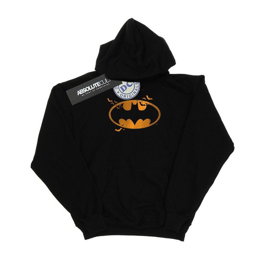 DC COMICS Batman Halloween Logo Felpa con Cappuccio  