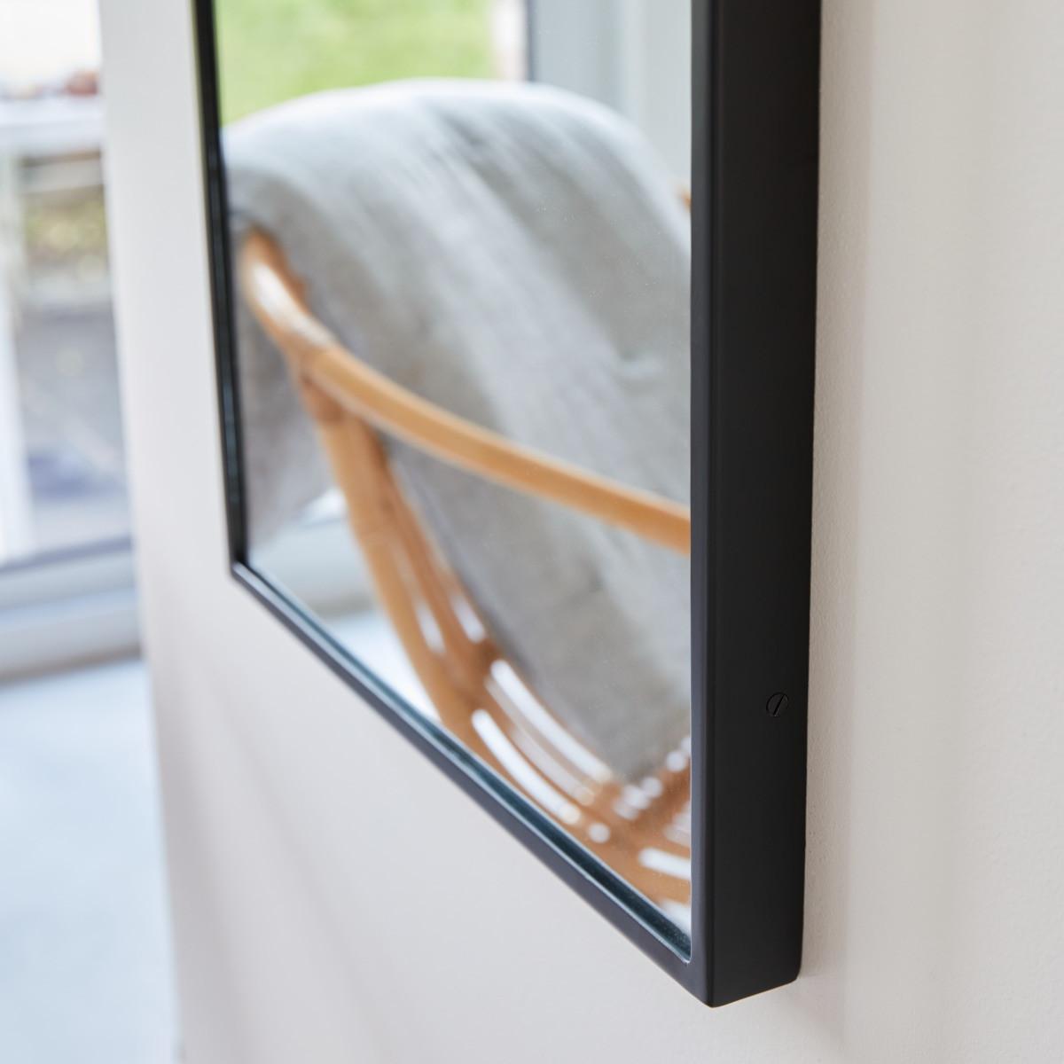 Tikamoon Deko-Spiegel aus Metall 80x50 cm Nordic  