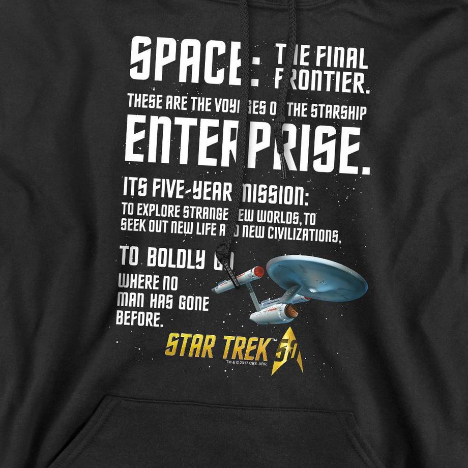 Star Trek Intro Felpa con cappuccio  