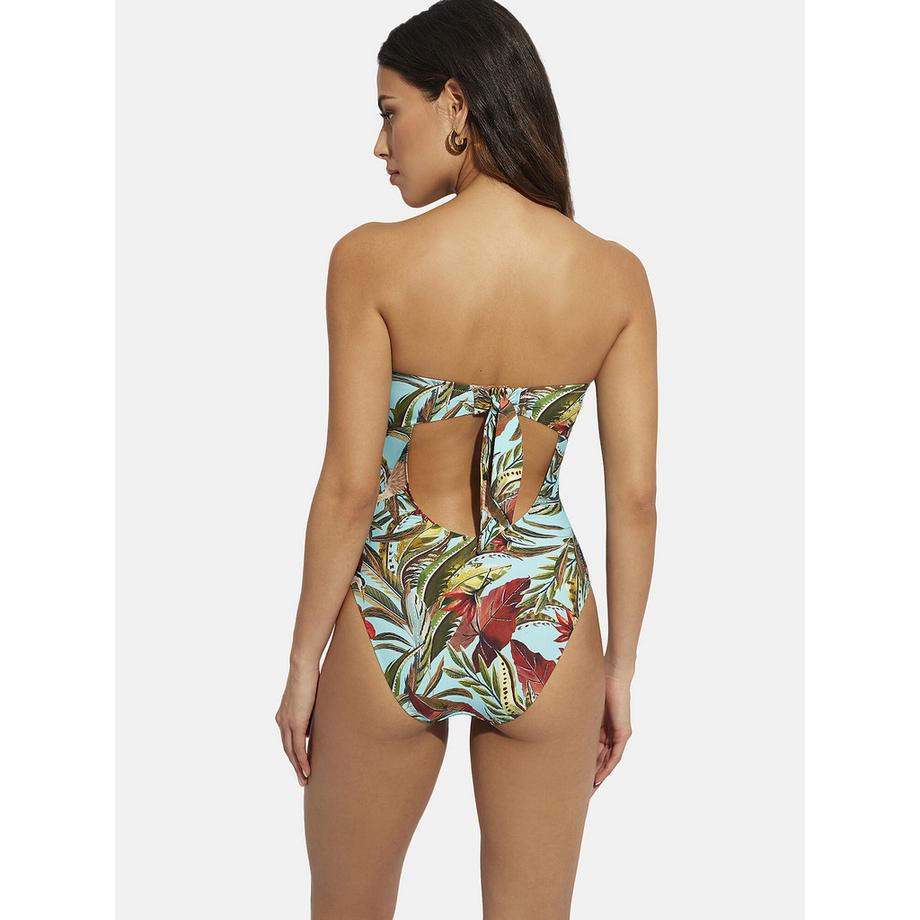 Selmark Galapagos Costume da Bagno Intero Senza Spalline  