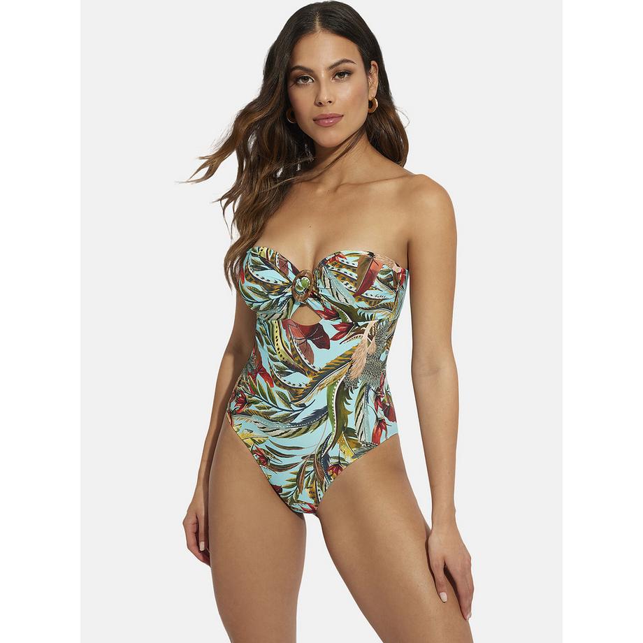 Costume da bagno intero senza spalline Galapagos