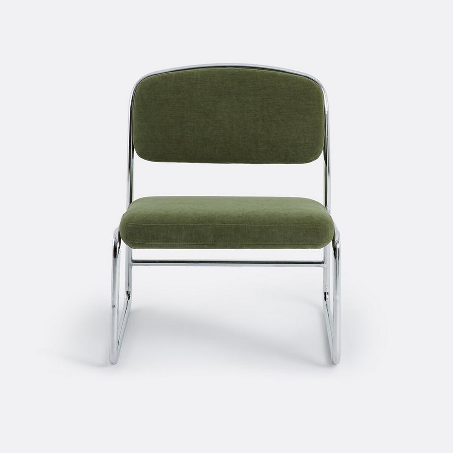 La Redoute Intérieurs Sessel aus Chrom und Stoff  