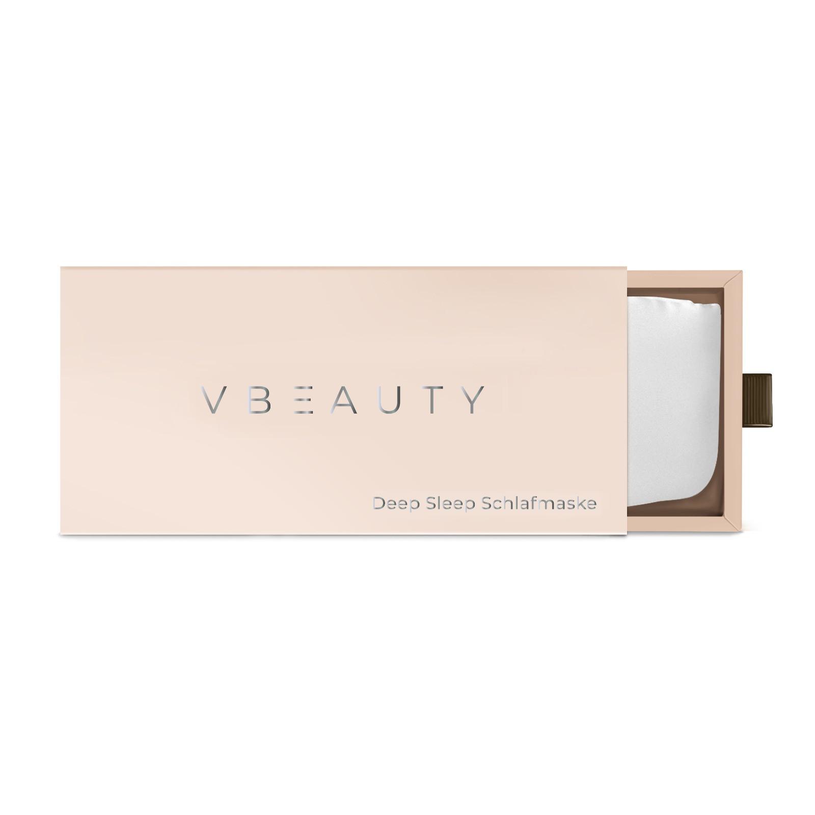 VBEAUTY  VBEAUTY Premium Deep Sleep Seiden Schlafmaske - Creme 