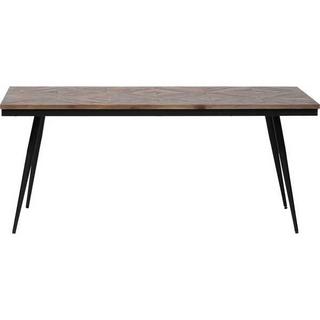 mutoni Table en bois massif Mosaïque Rhombique 180x90  