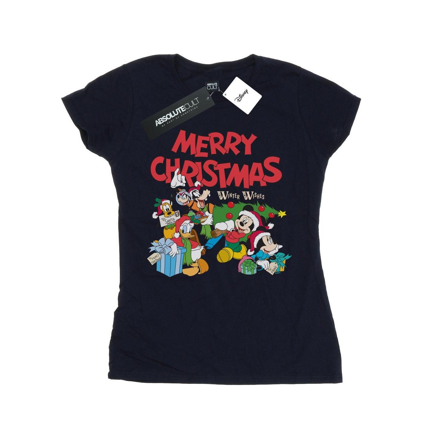 Disney  Mickey Mouse And FriendsWinter Wishes TShirt 