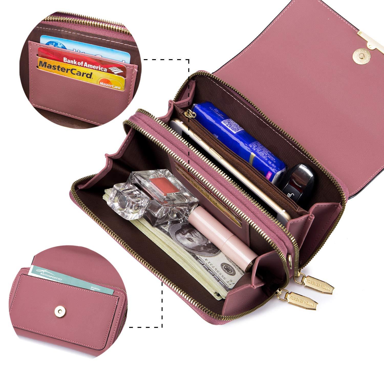 Only-bags.store PU Leder Crossbody Umhängetasche Passport Handytasche mit Kartenschlitz Verstellbarer abnehmbarer Schulterriemen PU Leder Crossbody Umhängetasche Passport Handytasche mit Kartenschlitz Verstellbarer abnehmbarer Schulterriemen 