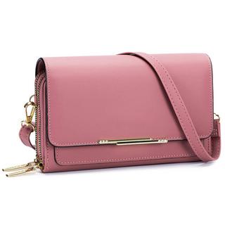 Only-bags.store PU Leder Crossbody Umhängetasche Passport Handytasche mit Kartenschlitz Verstellbarer abnehmbarer Schulterriemen PU Leder Crossbody Umhängetasche Passport Handytasche mit Kartenschlitz Verstellbarer abnehmbarer Schulterriemen 