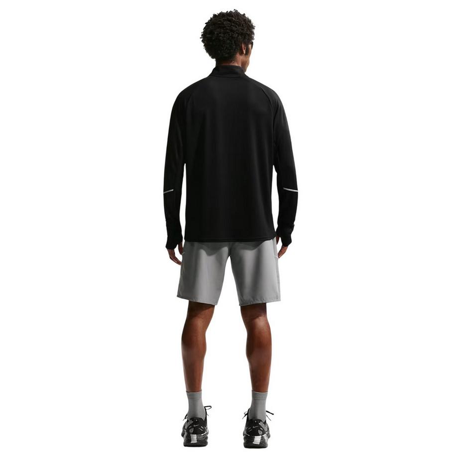 NIKE Top Miler Manica Lunga con Cerniera Corta  