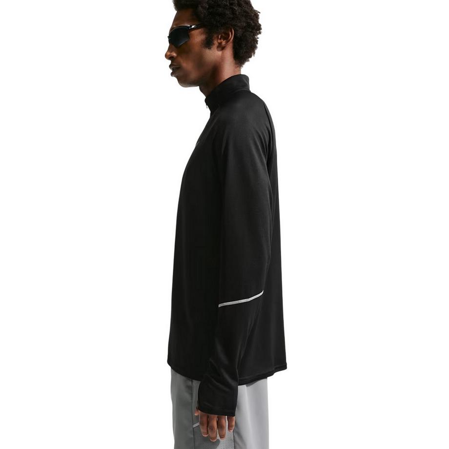 NIKE Top Miler Manica Lunga con Cerniera Corta  
