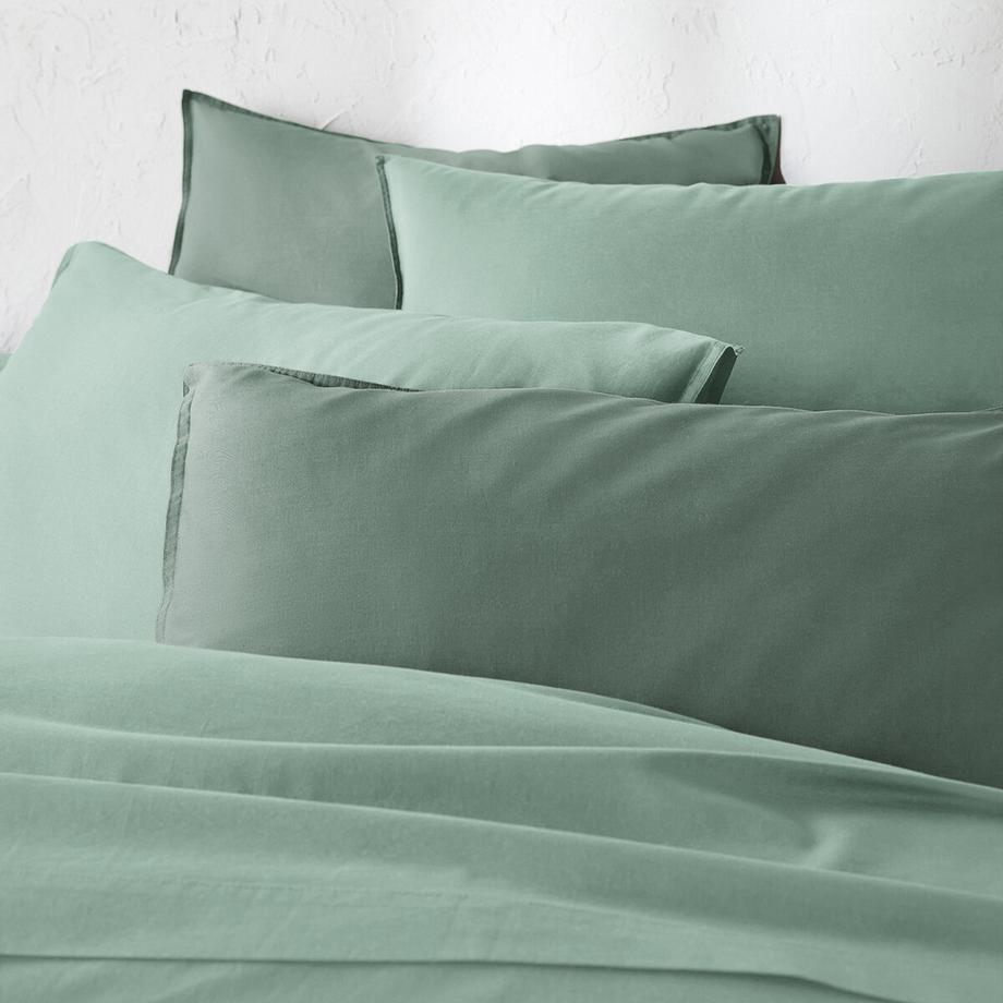 La Redoute Intérieurs Scenario Housse de couette unie en coton lavé  