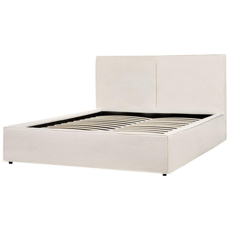 Beliani Lit ottoman en Bouclé Moderne MOISSAC  