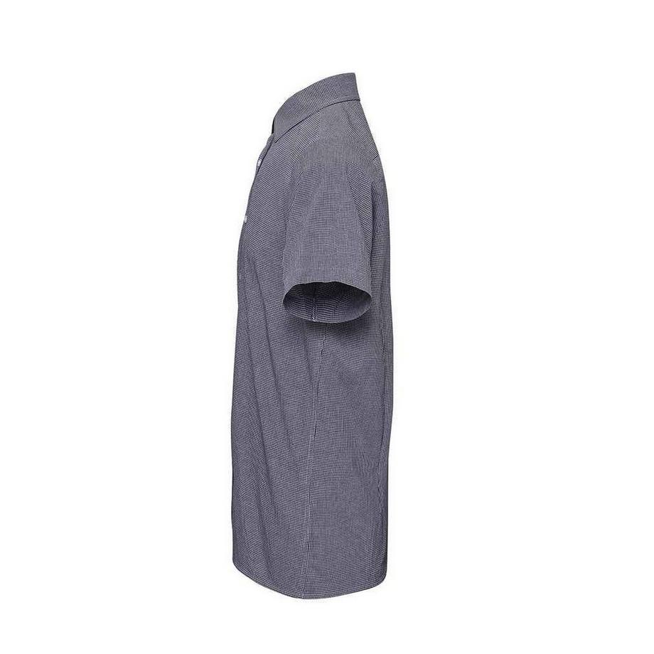 PREMIER Camicia Popeline a Quadri Maniche Corte  