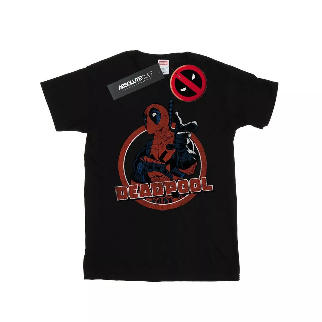 MARVEL - TShirt, für Damen, Schwarz, Größe S