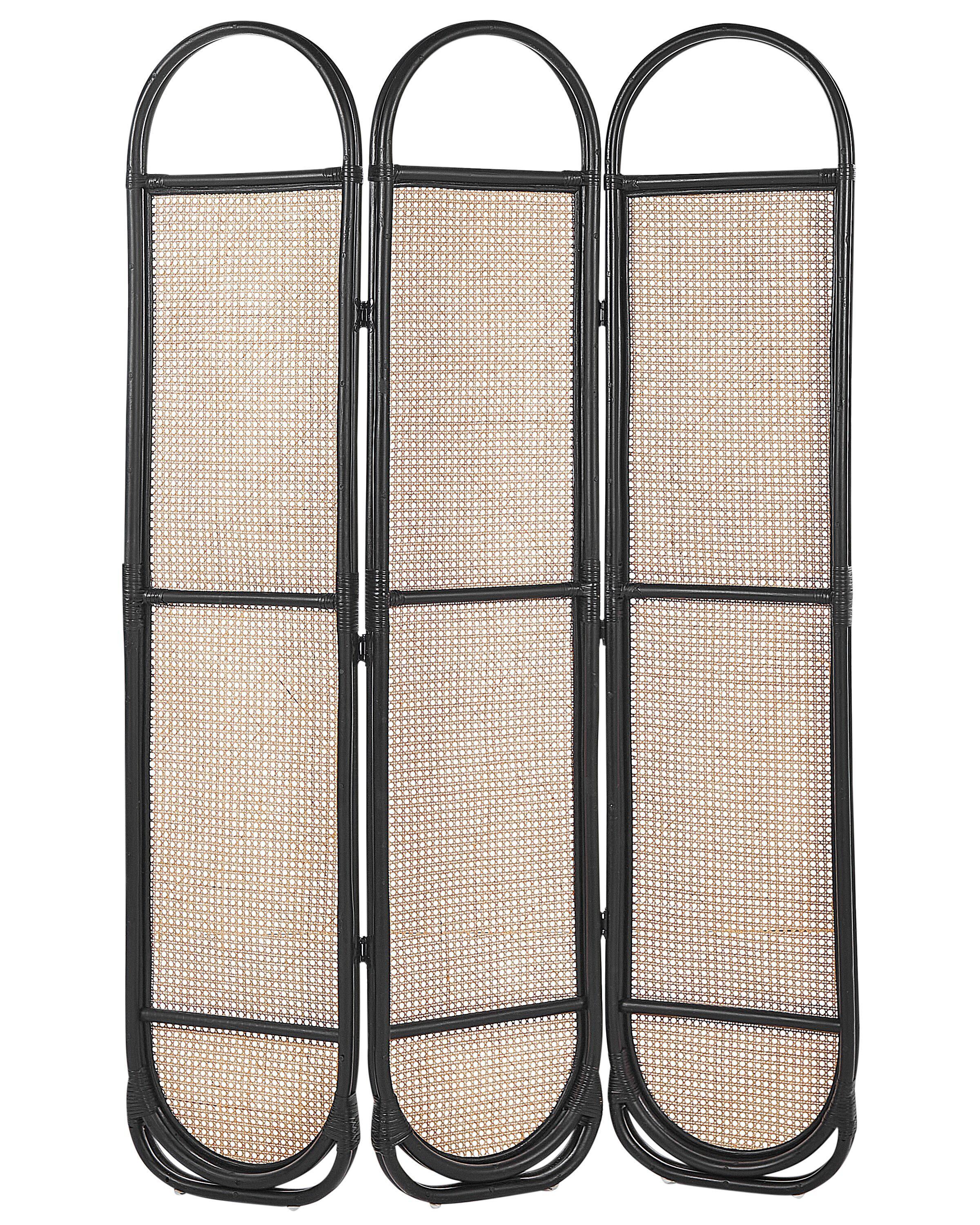 Beliani Divisorio per ambienti a 3 pannelli en Rattan Boho CORTONA  