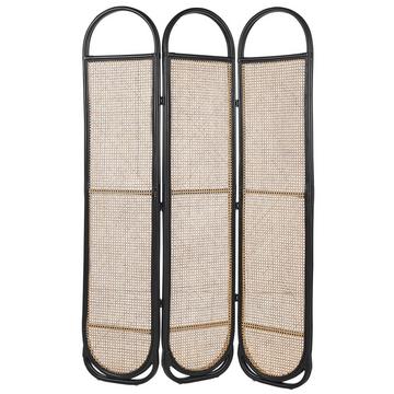 Divisorio per ambienti a 3 pannelli en Rattan Boho CORTONA