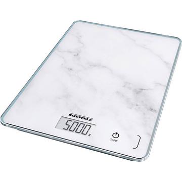 Soehnle Page Compact 300 Color marmo Superficie piana Rettangolo Bilancia da cucina elettronica