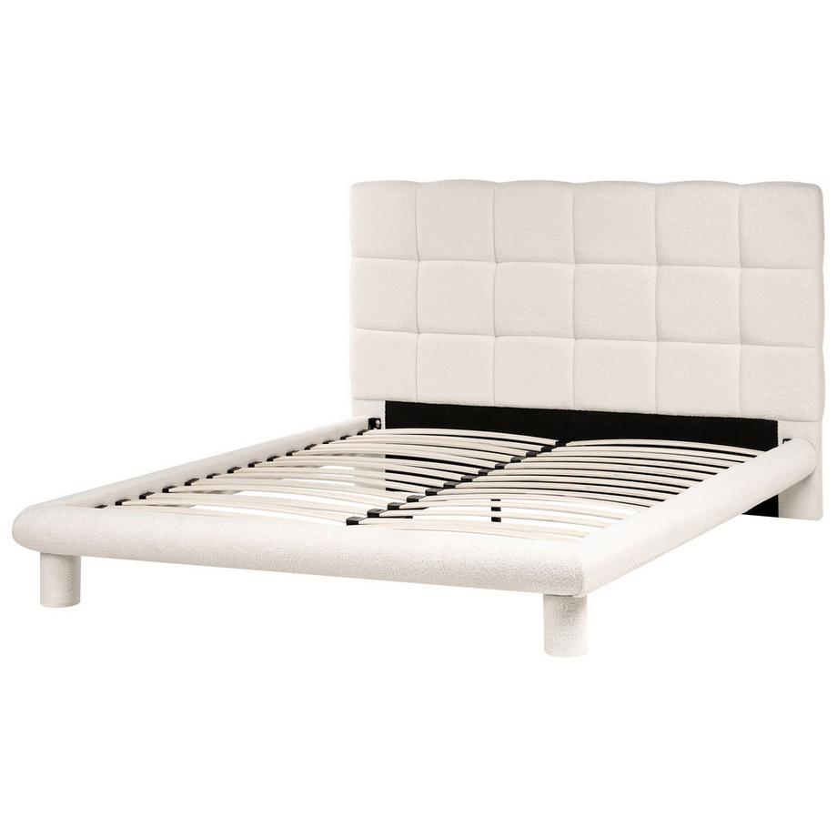 Beliani Letto en Bouclé Scandinavo CRESSAT  
