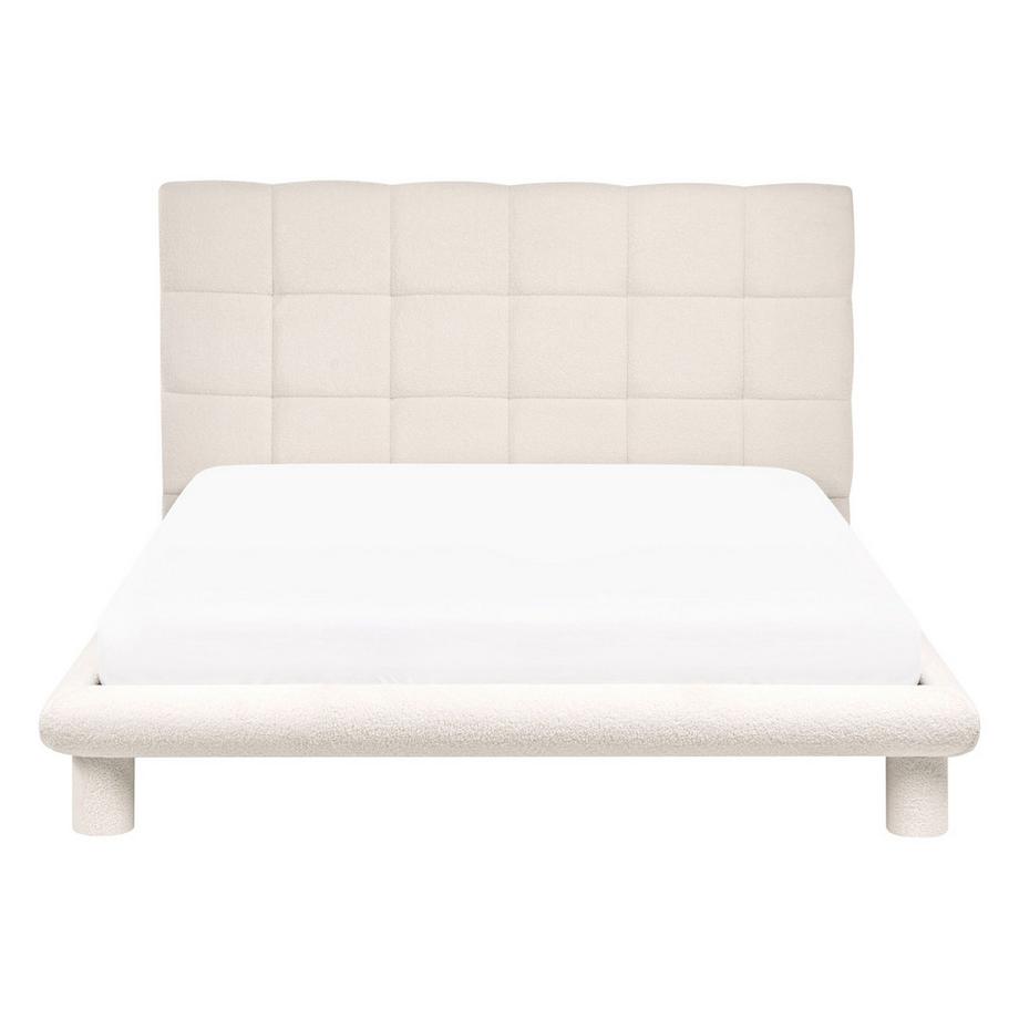 Beliani Letto en Bouclé Scandinavo CRESSAT  