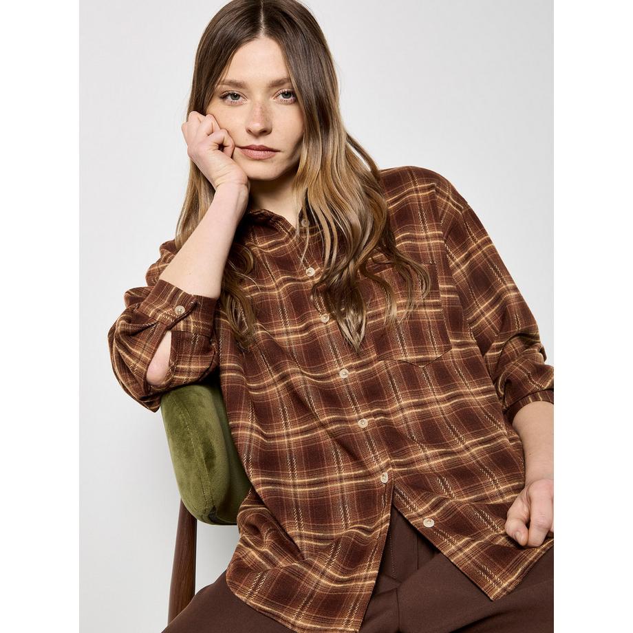 Chemise à carreaux