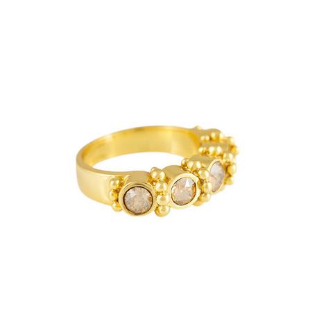 Steinkult  Bague avec cristaux "Mia" 