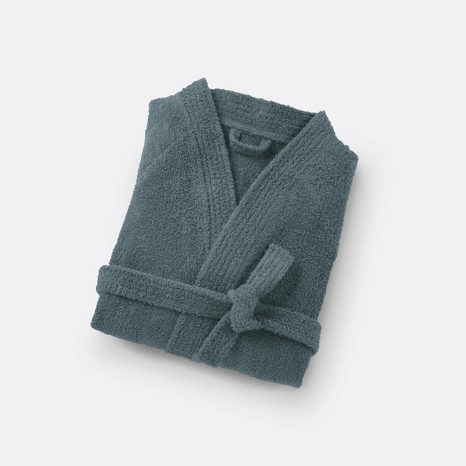 Peignoir éponge col kimono 450g/m²