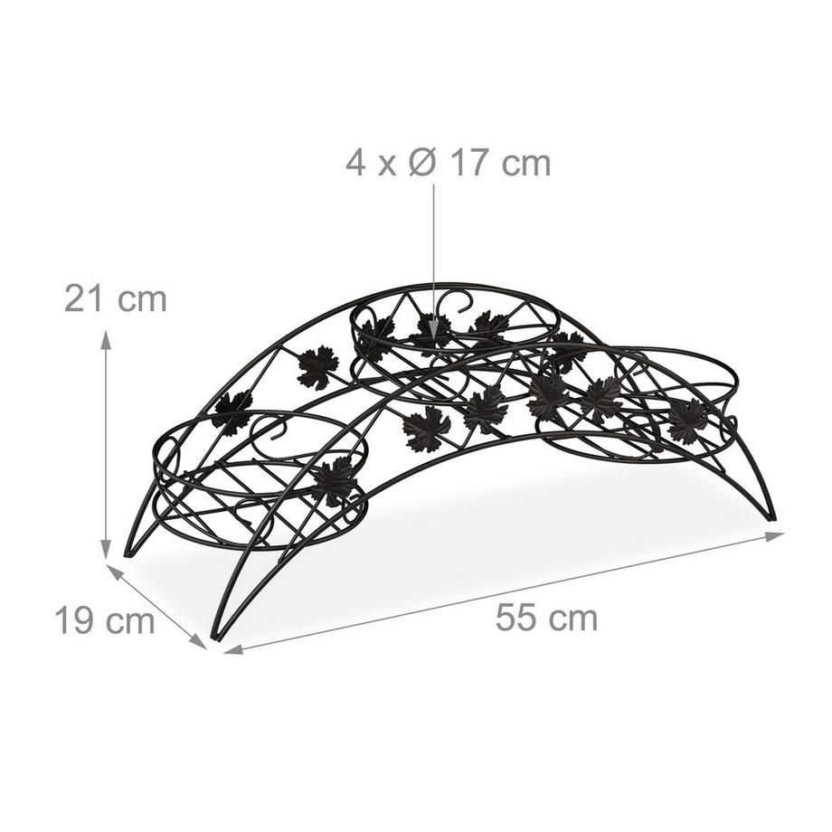 Northio Blumentreppe für 3 Pflanzen  