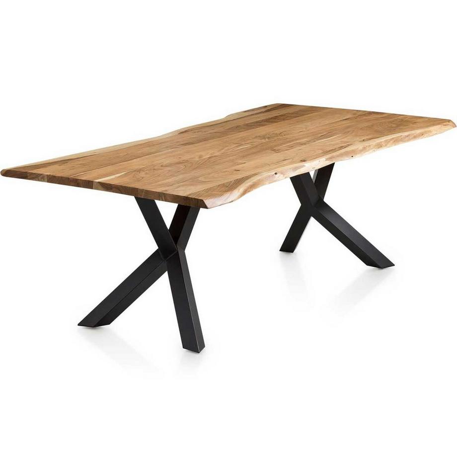 mutoni Massivholztisch Luranta Akazie Y-Beine natur 220x110  