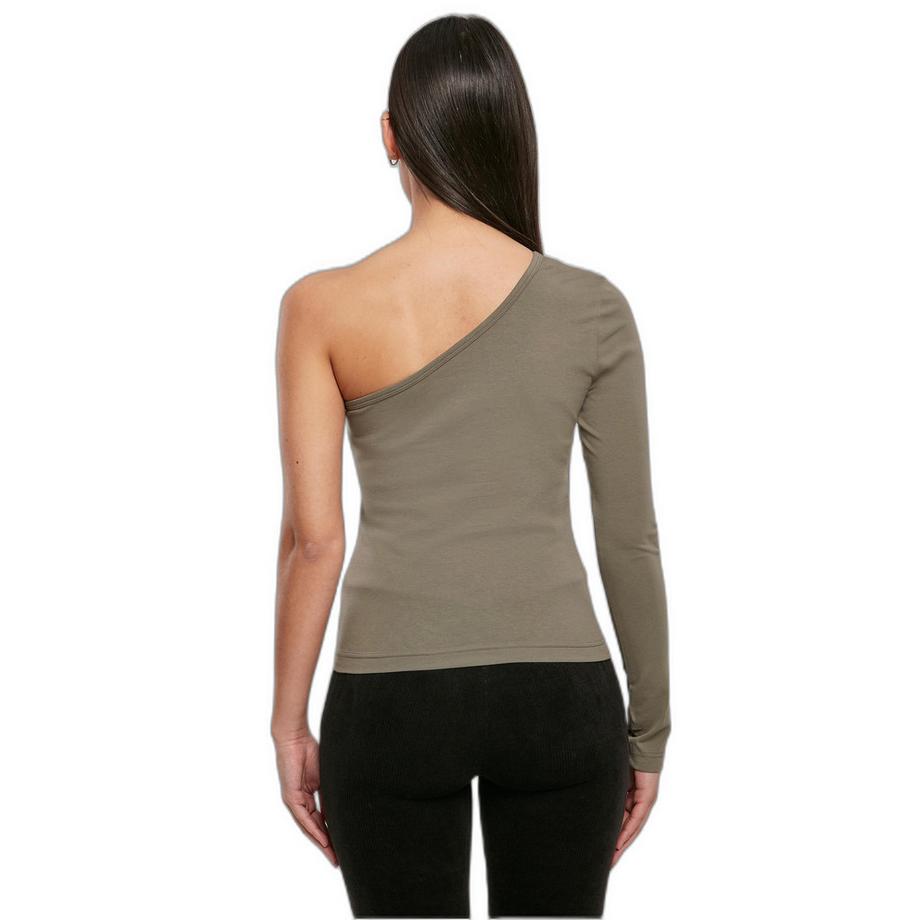 URBAN CLASSICS Maglietta Asimmetrica Maniche Lunghe  