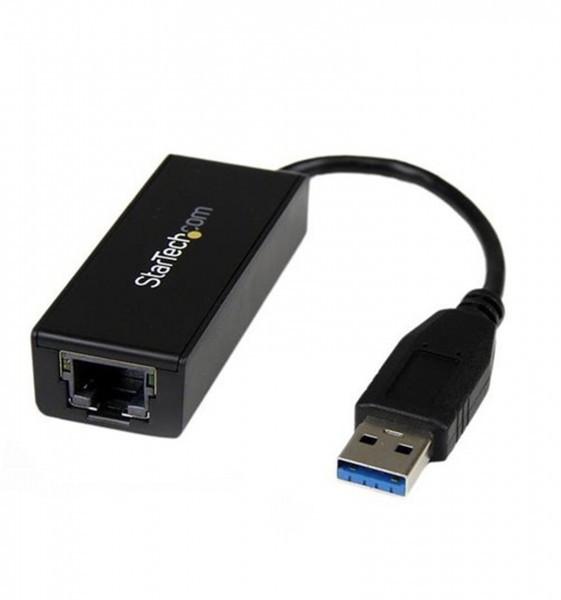 STARTECH  Adattatore da USB 3.0 a Gigabit Ethernet per Windows e Mac - Convertitore di rete NIC 10/100/1000 - Adattatore di rete da USB a RJ45 per laptop e computer desktop - Alimentazione tramite bus USB 