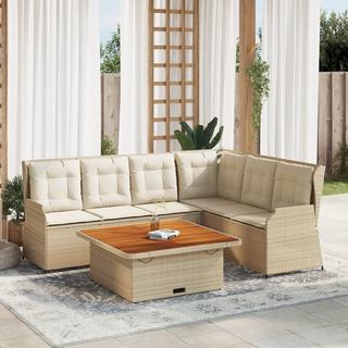 VidaXL set salotti da giardino Polirattan  