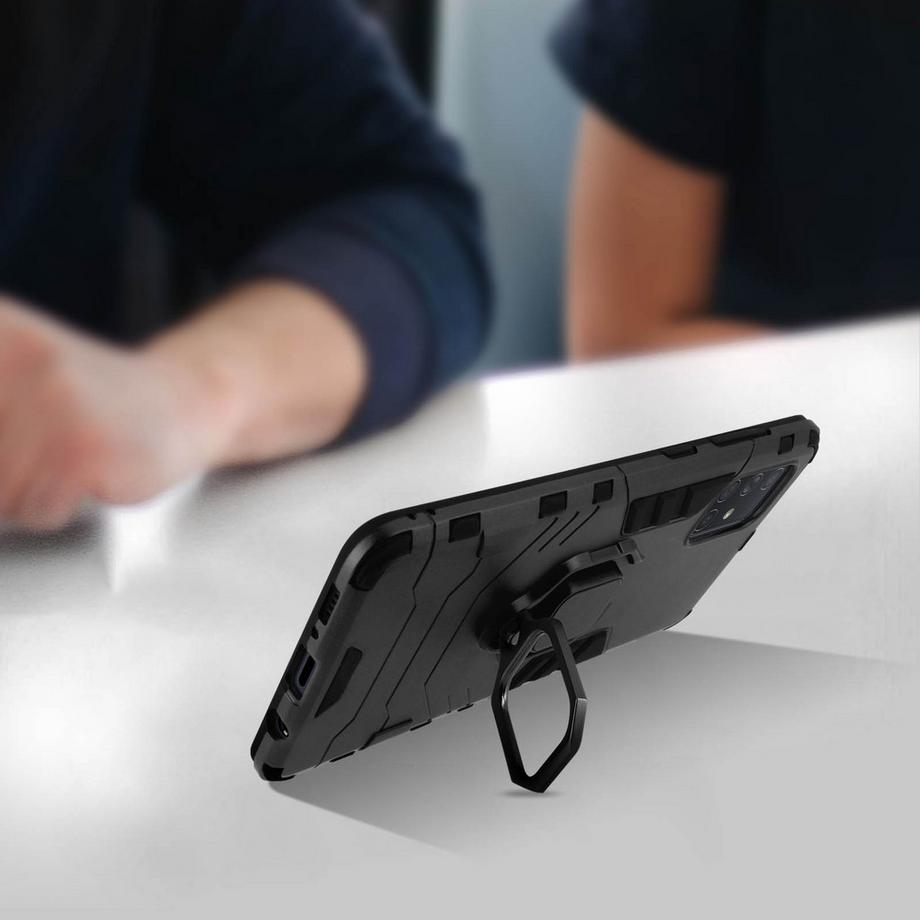 Avizar  Stoßfeste Hülle Galaxy A51 Schwarz 