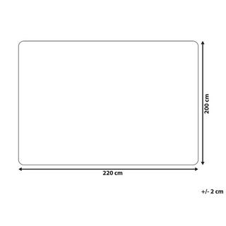 Beliani DELICE Copriletto Moderno in Acrilico  