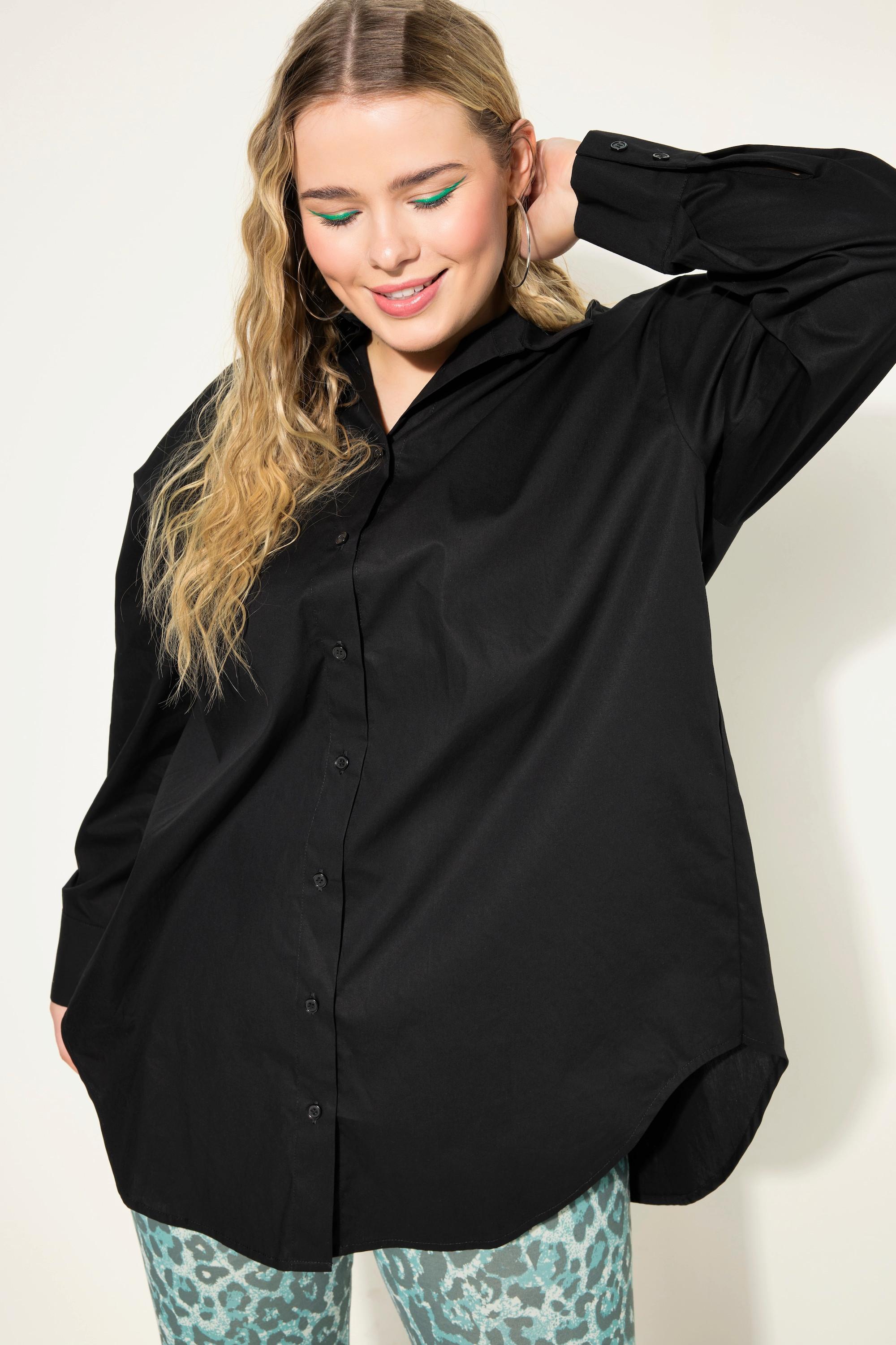 Studio Untold  Bluse, oversized, Rücken-Knopfleiste, Langarm 