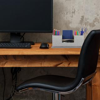 Northix Organiseur de bureau aspect tissu  