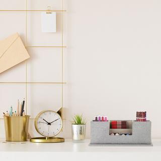 Northix Organiseur de bureau aspect tissu  