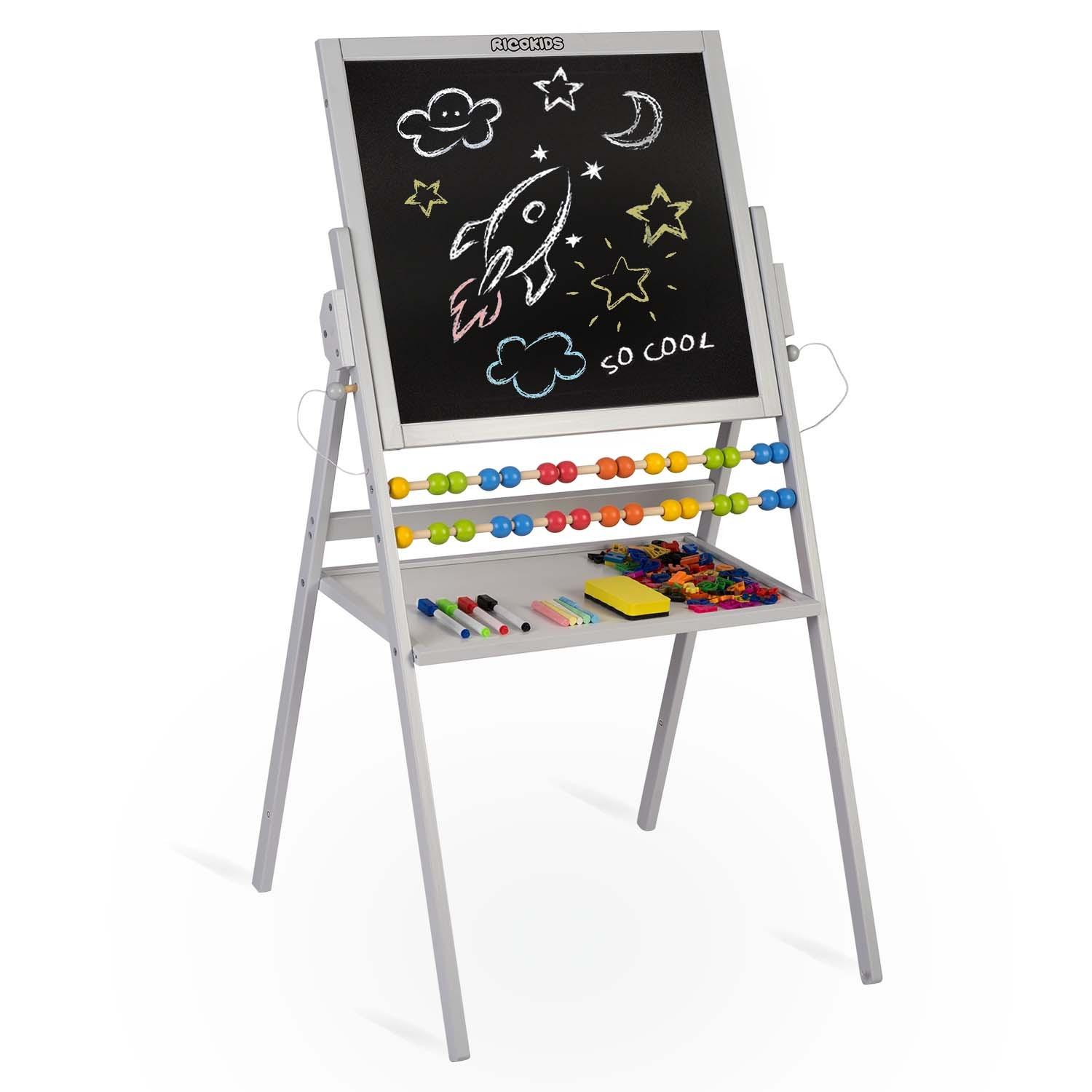B2X  Ricokids magnetischeierende Kreidetafel – Grau 