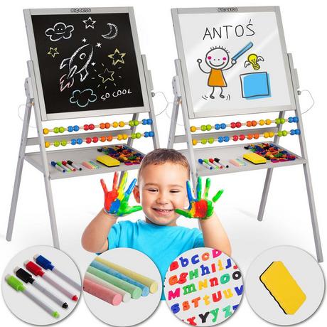 B2X  Ricokids magnetischeierende Kreidetafel – Grau 
