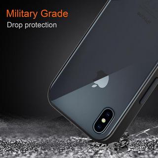 Cadorabo  Housse compatible avec Apple iPhone XS MAX - Coque de protection hybride avec intérieur en silicone TPU et dos en plastique mat 