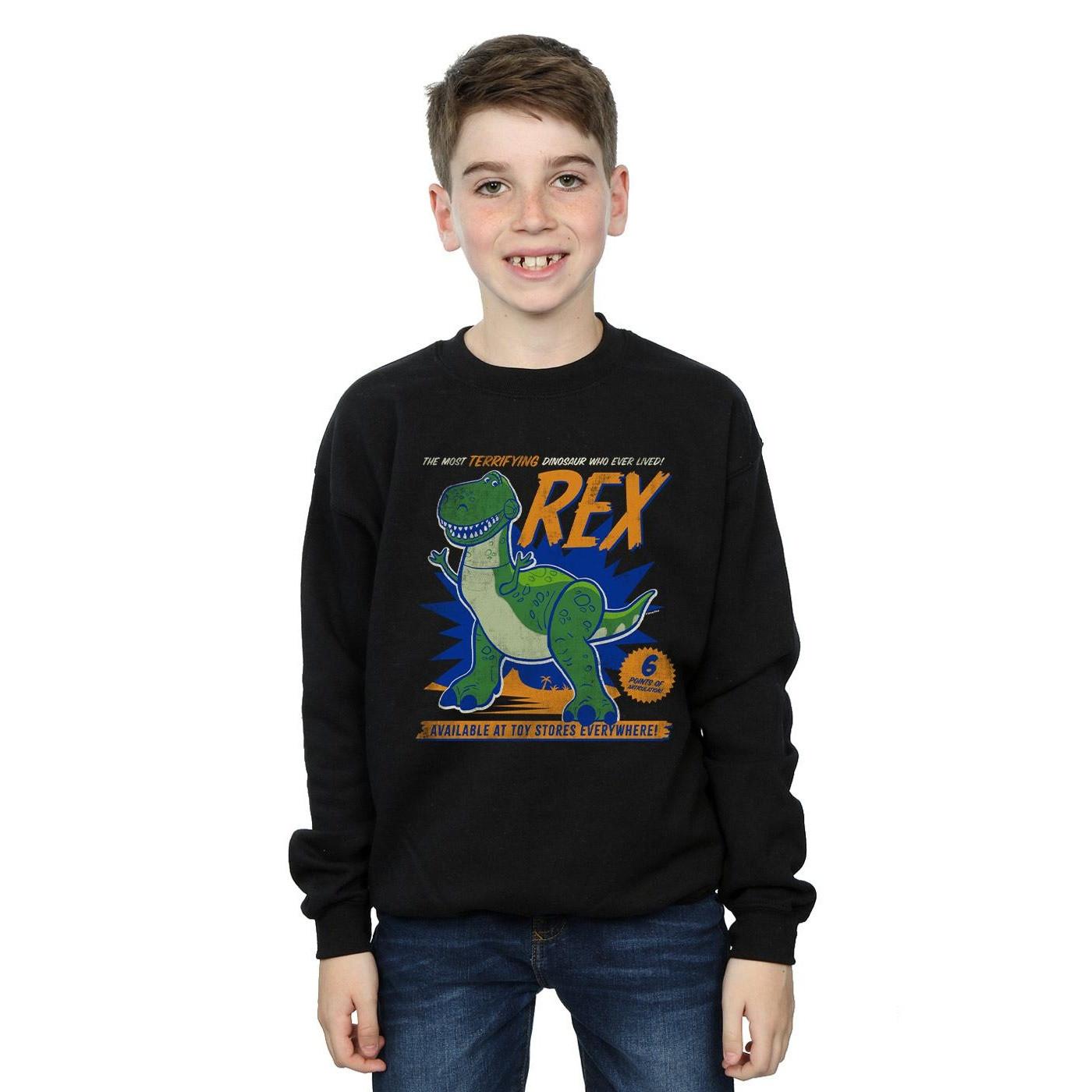 Disney  Toy Story 4 Rex Terrifying Dinosaur Sweatshirt 