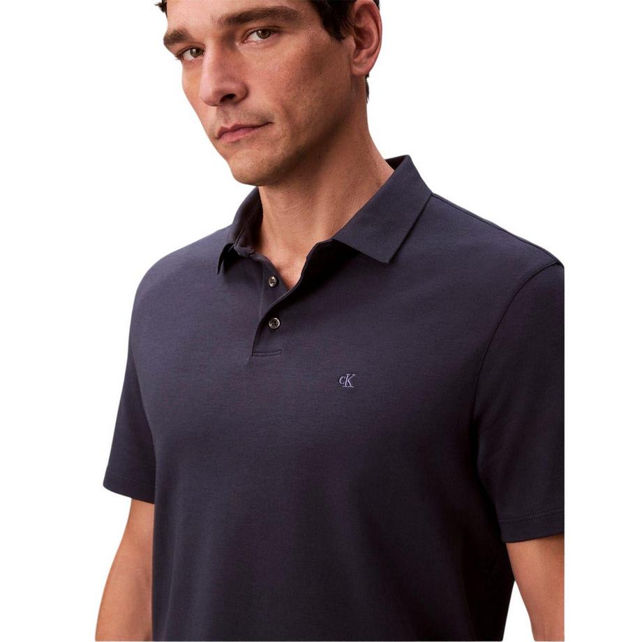 Calvin Klein  Poloshirt, Mit Kragen, Pima (aus Peru), Kurzärmlig 