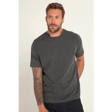 T-Shirt, OEKO-TEX, Halbarm, Brusttasche, Rundhals