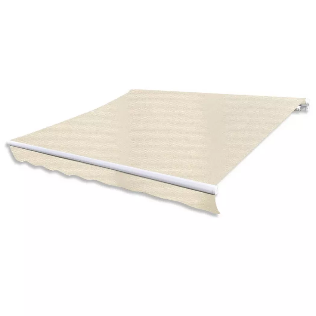 Tenda Da Sole Pieghevole Manuale 300 Cm Crema - Vidaxl