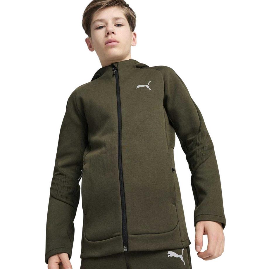 PUMA  Felpa Con Cappuccio E Zip Intera 